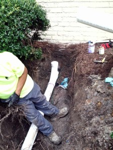 Sewer Line Replace - Install Cleanout at Cast Iron Connection